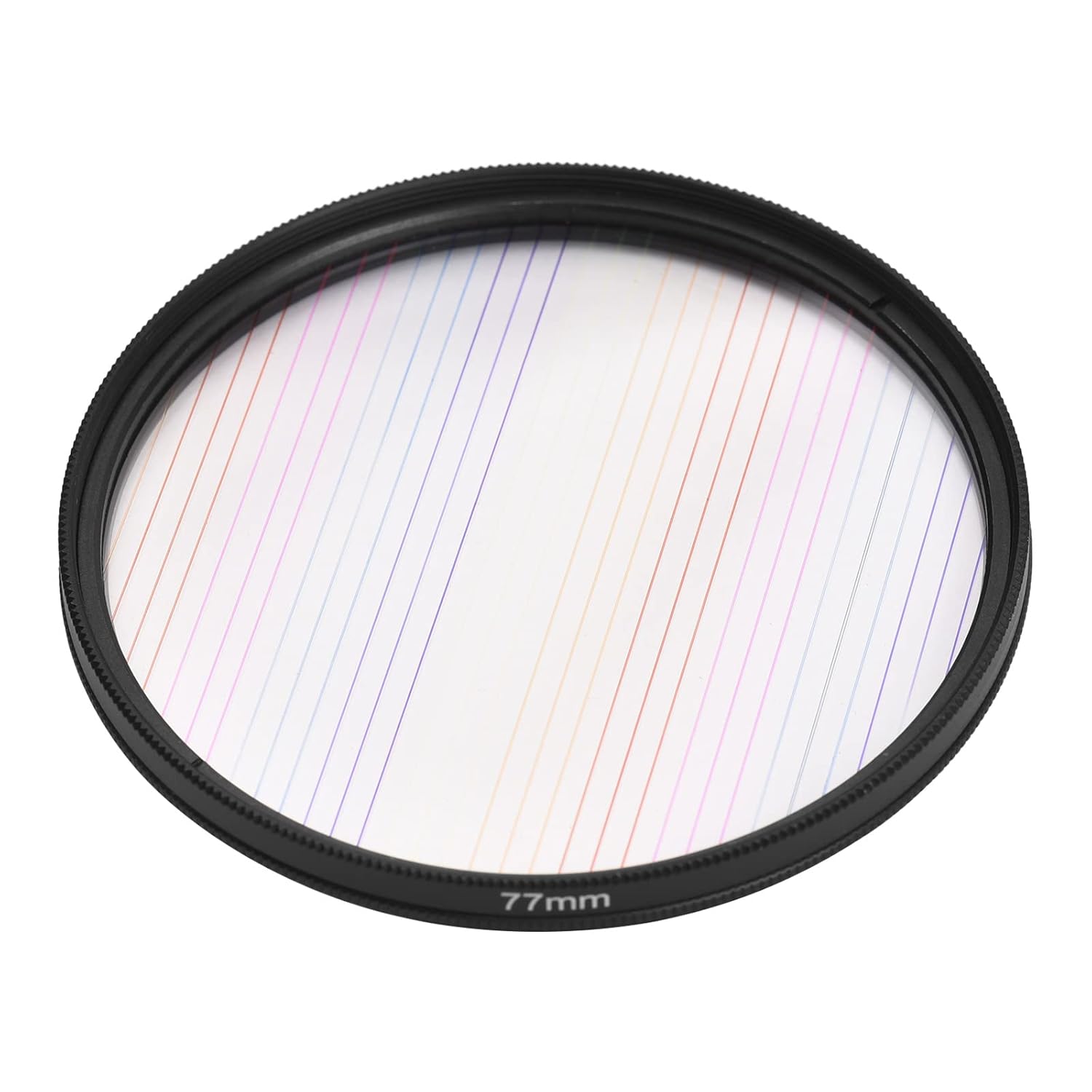 Buy 77mm Rainbow Streak Lens Filter Scial Effects Anamorphic Optical Glass Filter for DSLR