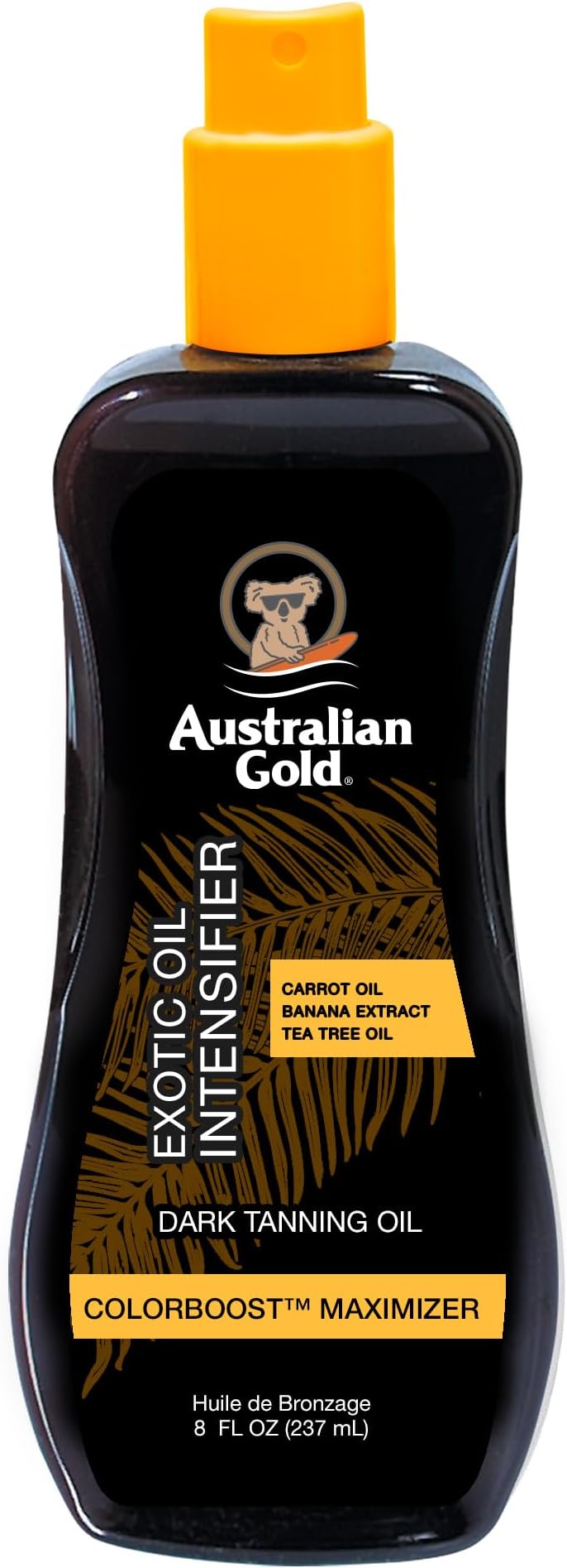 Australian Gold Dark Tanning Exotic Oil, Carrot Extract Formula, 8 Fl Oz (Pac...