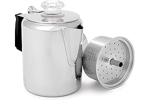GSI Outdoors Percolator Coffee Pot: For Campers, Backpackers, RV Enthusiasts