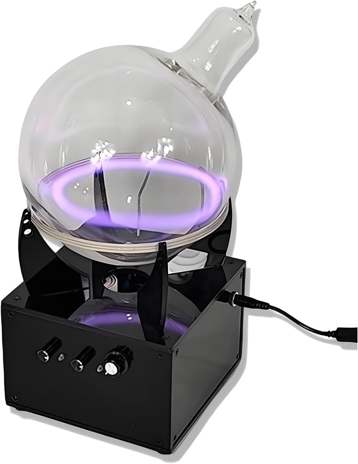 Toroid Circuit Plasma Ring Drive Plasma Ball, Musical Plasma Ring Exciters, Diameter 16cm/6.3", Plasma Ring Exciters, for Party Decoration, Outdoor Activities Warning Signal and Science Gift