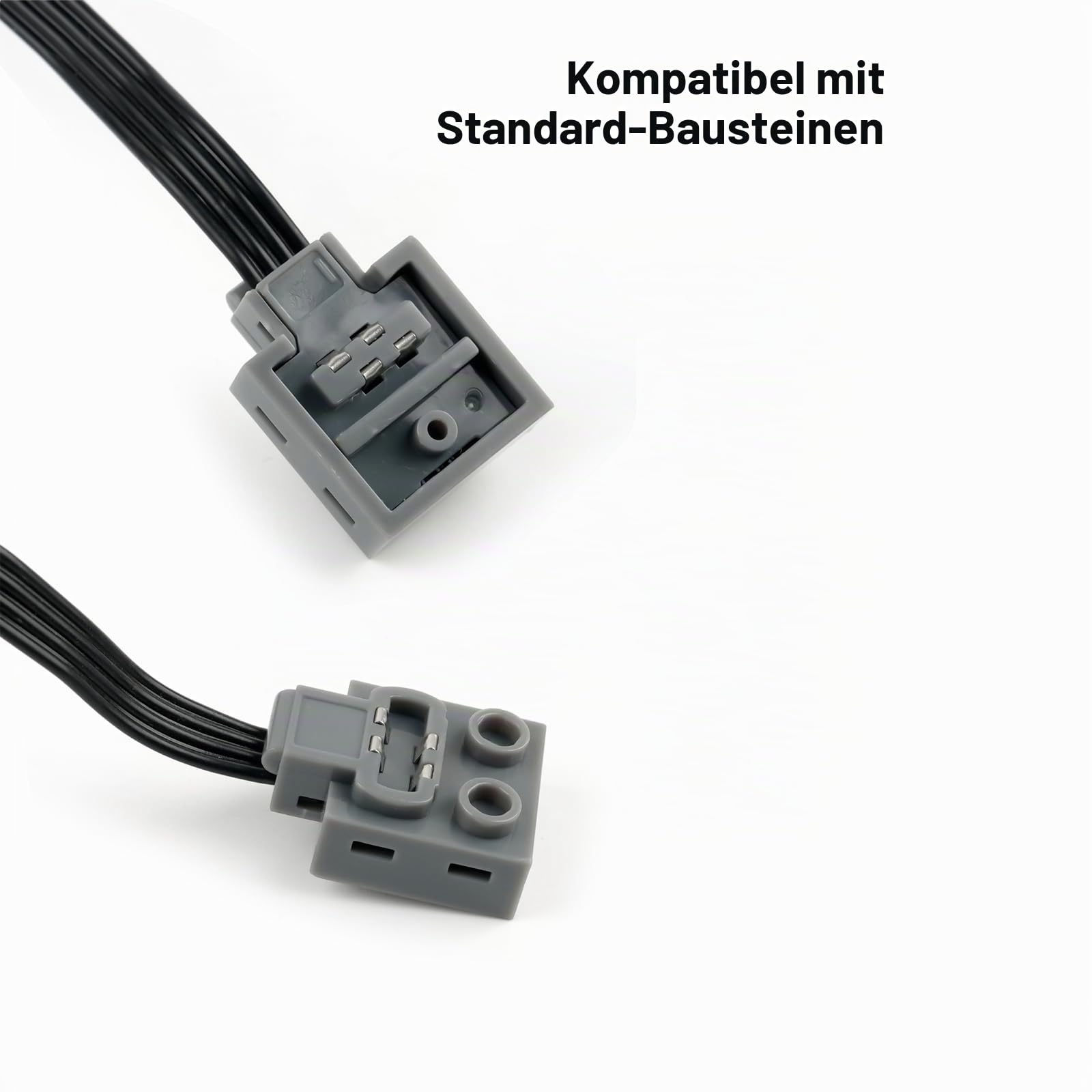 Power Functions Verlängerungskabel Kabelverbinder 50 cm kompatibel mit MOC Motor 8886 8871 8870 LED Light Link Line 8869 Schalter für Ziegel Bausteine Spielzeug