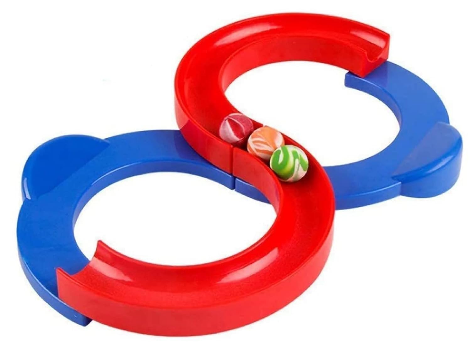 ZELVO Loop Balancing Track Toy - Balancing Game, Bouncing Ball for Kids, 8 Shape Infinite Loop Game, Toys for 5+ Years Kids, Indoor Games (Random Color)-image-2