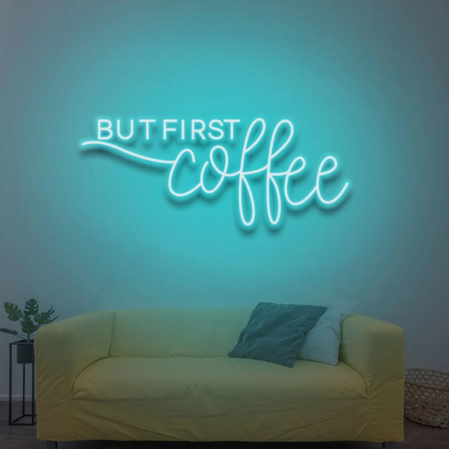 But First Coffee Neon Sign, Coffee Led Sign, Custom Neon Sign, Coffee Shop Wall Decor, Coffee Lover Gifts, Cafe Store Wall Art Led Light