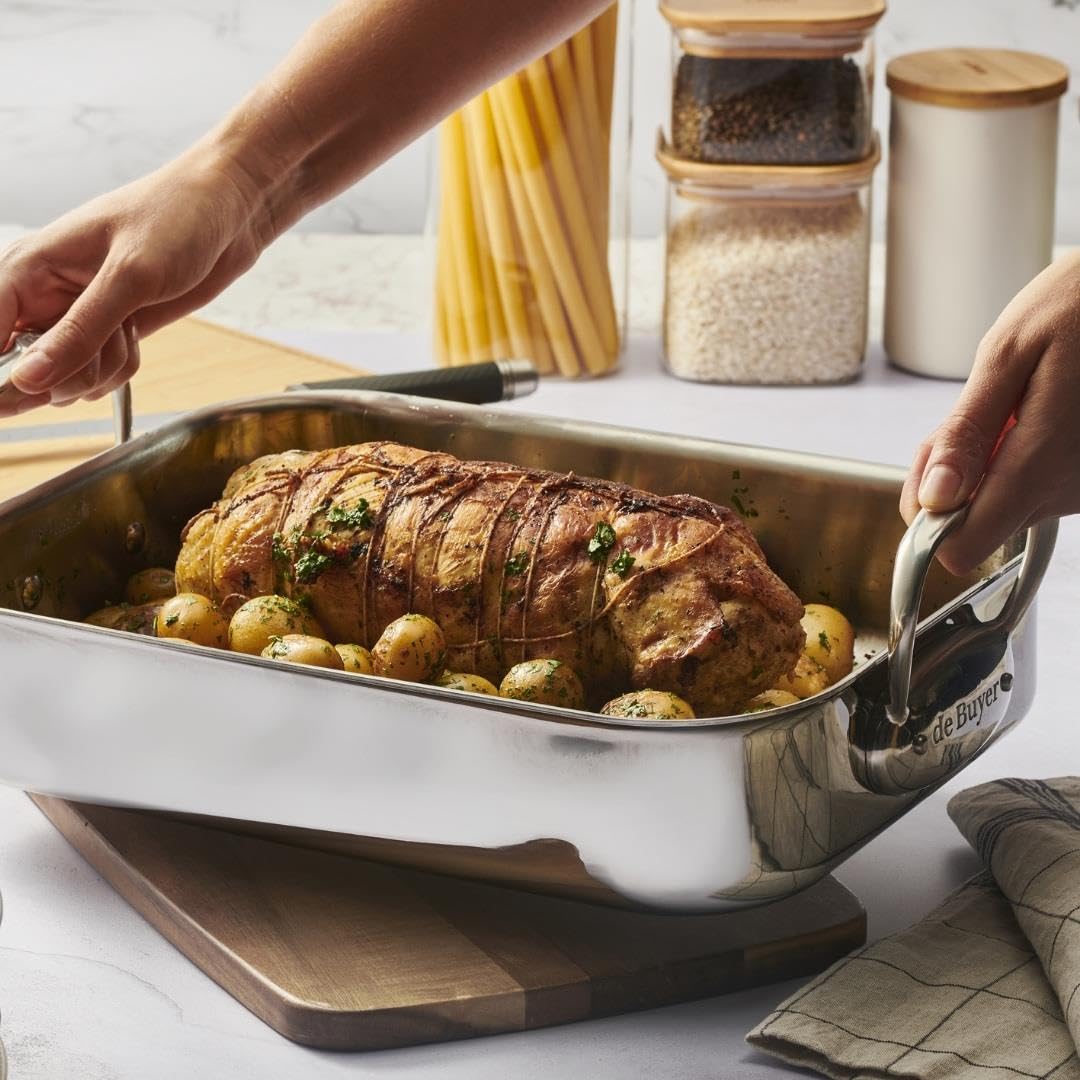 DE BUYER Affinity Casserole Stainless Steel 35X25 CM