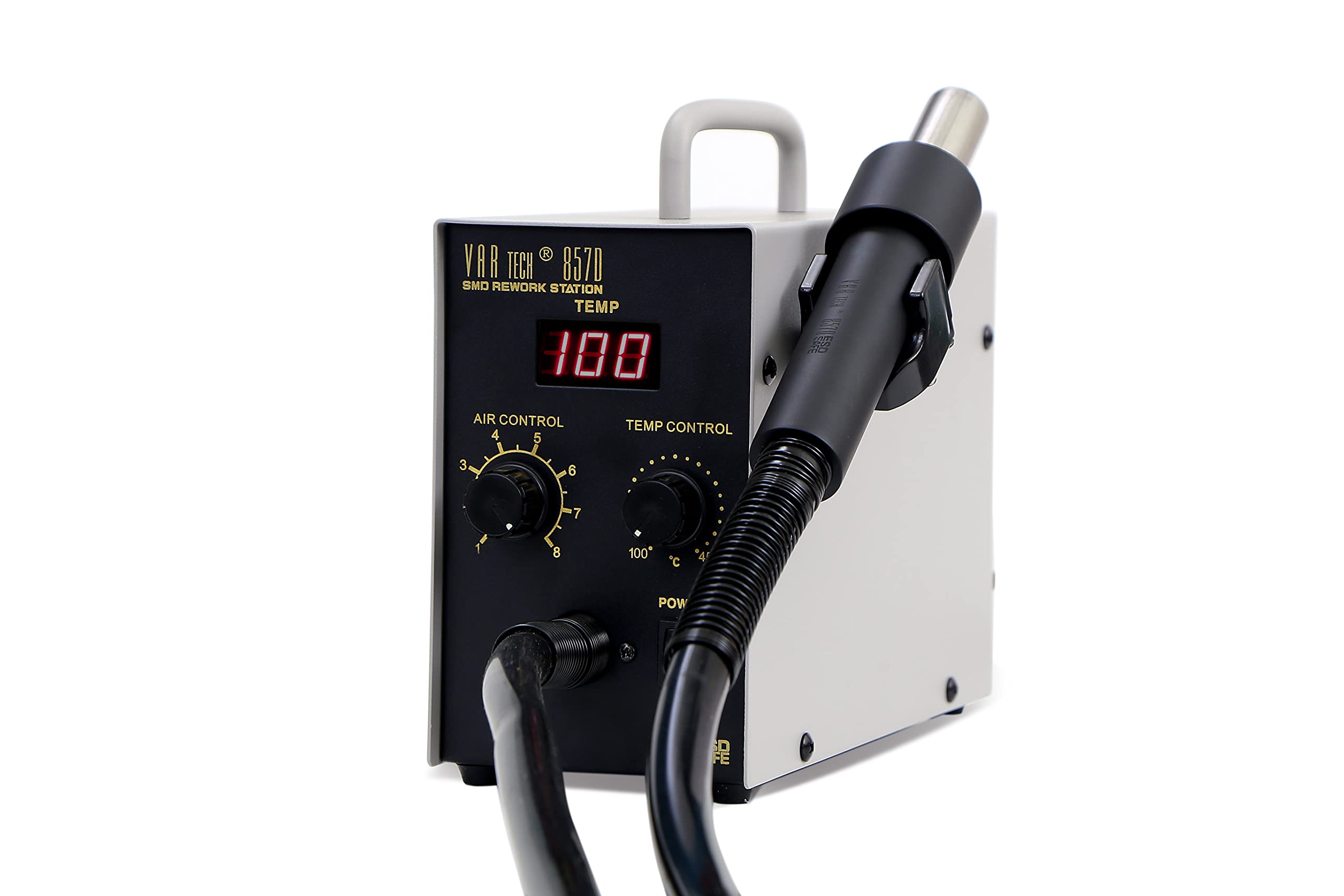 VAR TECH 857D SMD rework station with Digital display, 580 W 100 ºC - 450 ºC (B0BJKD11KS) Amazon Price History, Amazon Price Tracker