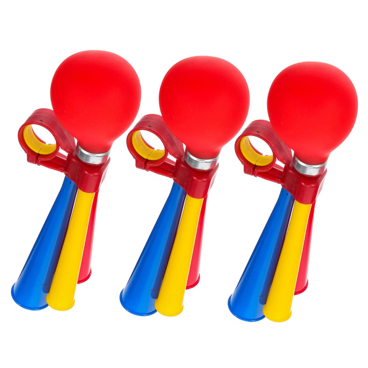 MUSISALY 3pcs Portable Horns Retro Bike Horns for Adults Teenagers Easy to Install Handlebar Accessories for Biking Selection