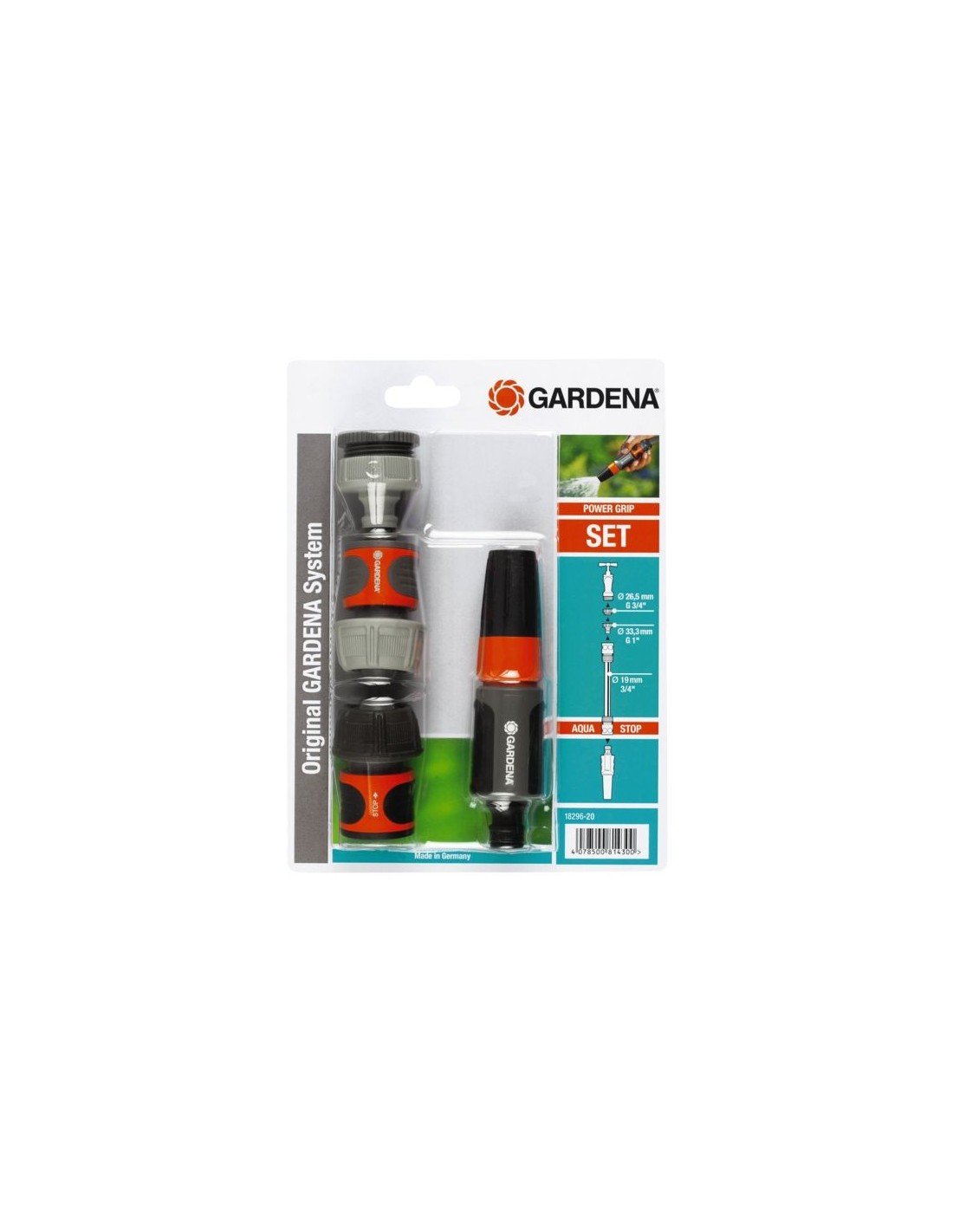 GardenaKit básico riego 19 mm para grifos de 26, Estándar