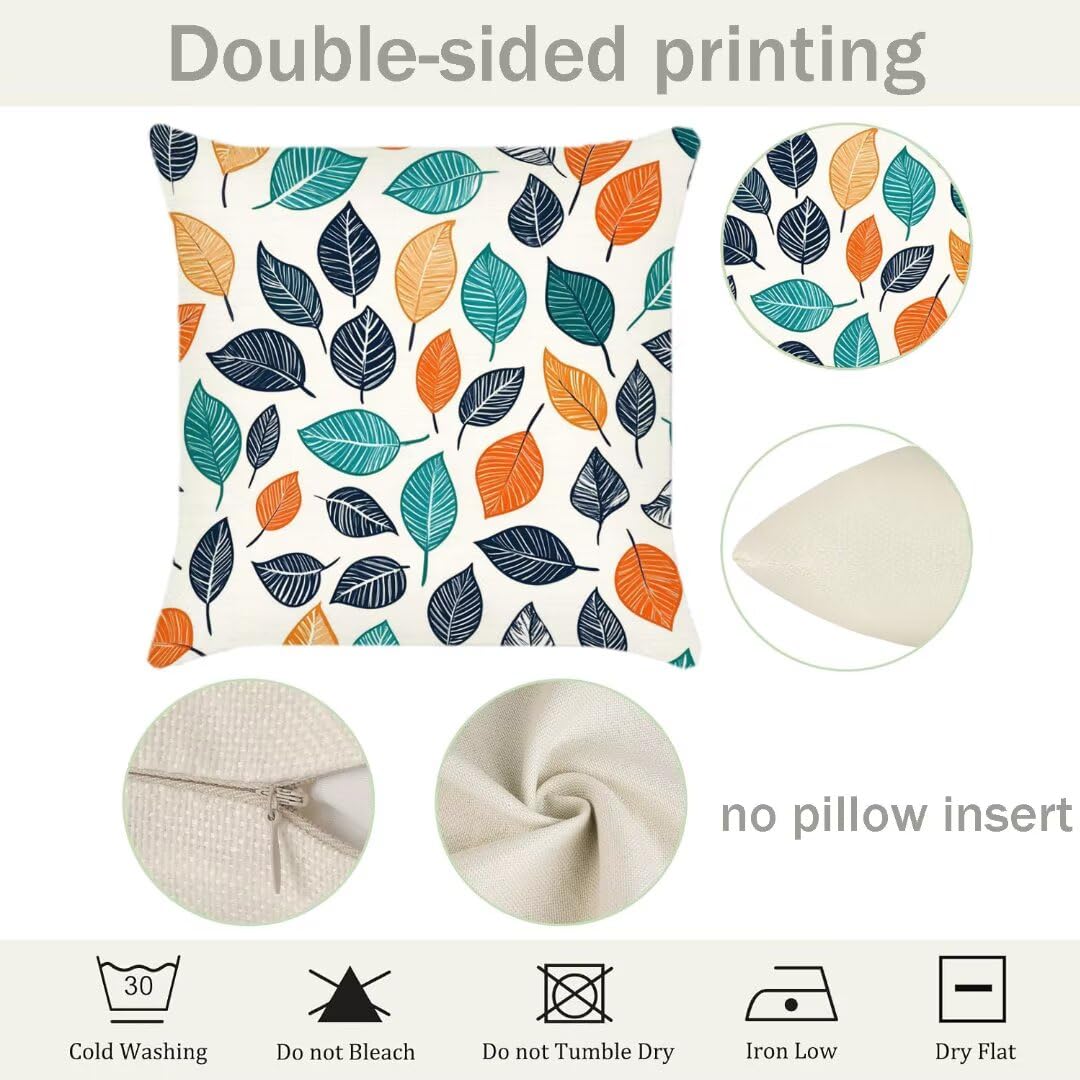 Federe Cuscini per Esterno 40 x 40 cm, Stile Scandinavo Copricuscini Divano Decorativi Set di 4 Geometria Copricuscino Impermeabili Lino Fodere Cuscini Decorativi per Giardino Soggiorno Sedie Ym28