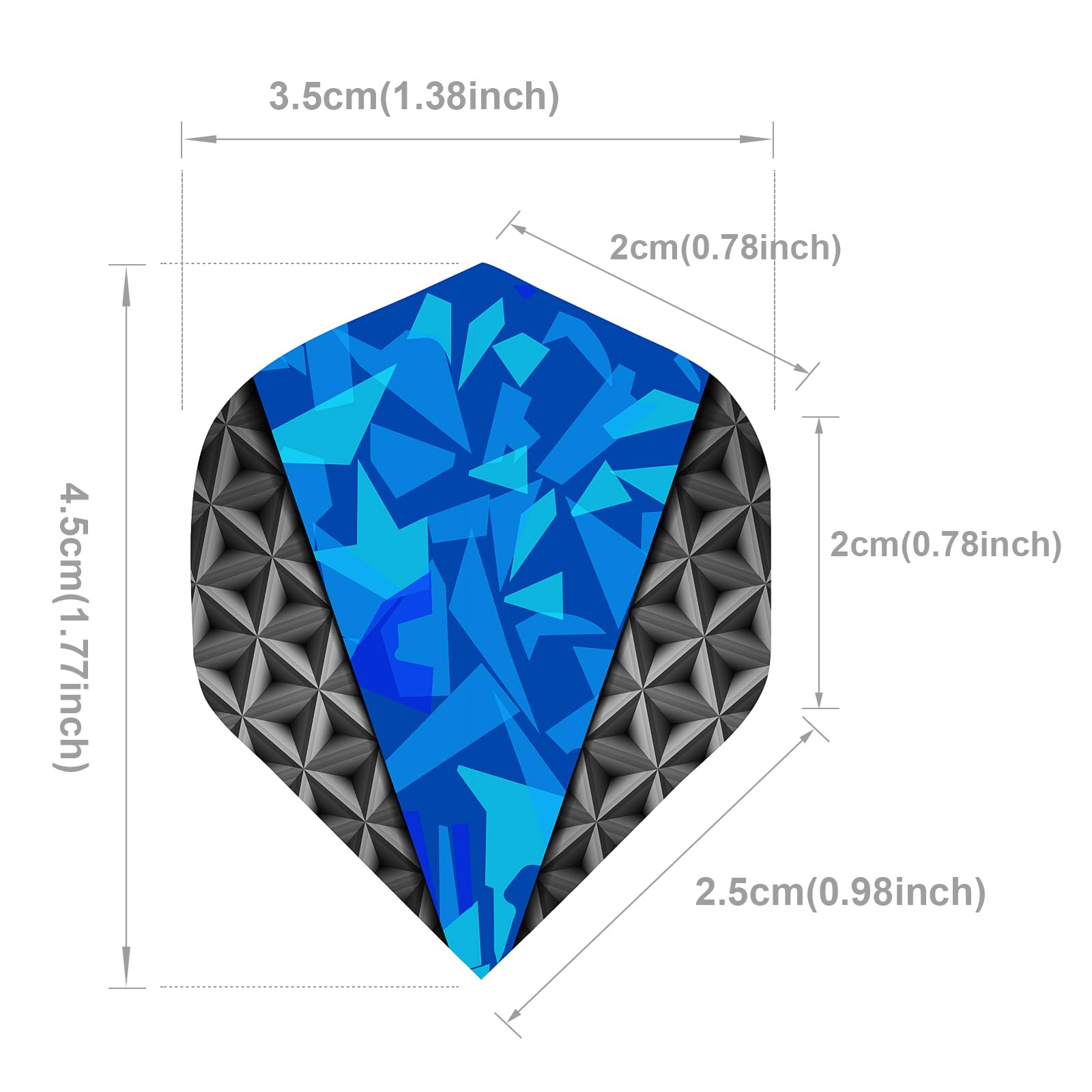 Deetenks 90PCS Dart Flights 30 Sets Durable Standard PET and Reflect Dart Flights Replacement Feather Tail Wing for Soft Tip Steel Tip Darts - Image 3