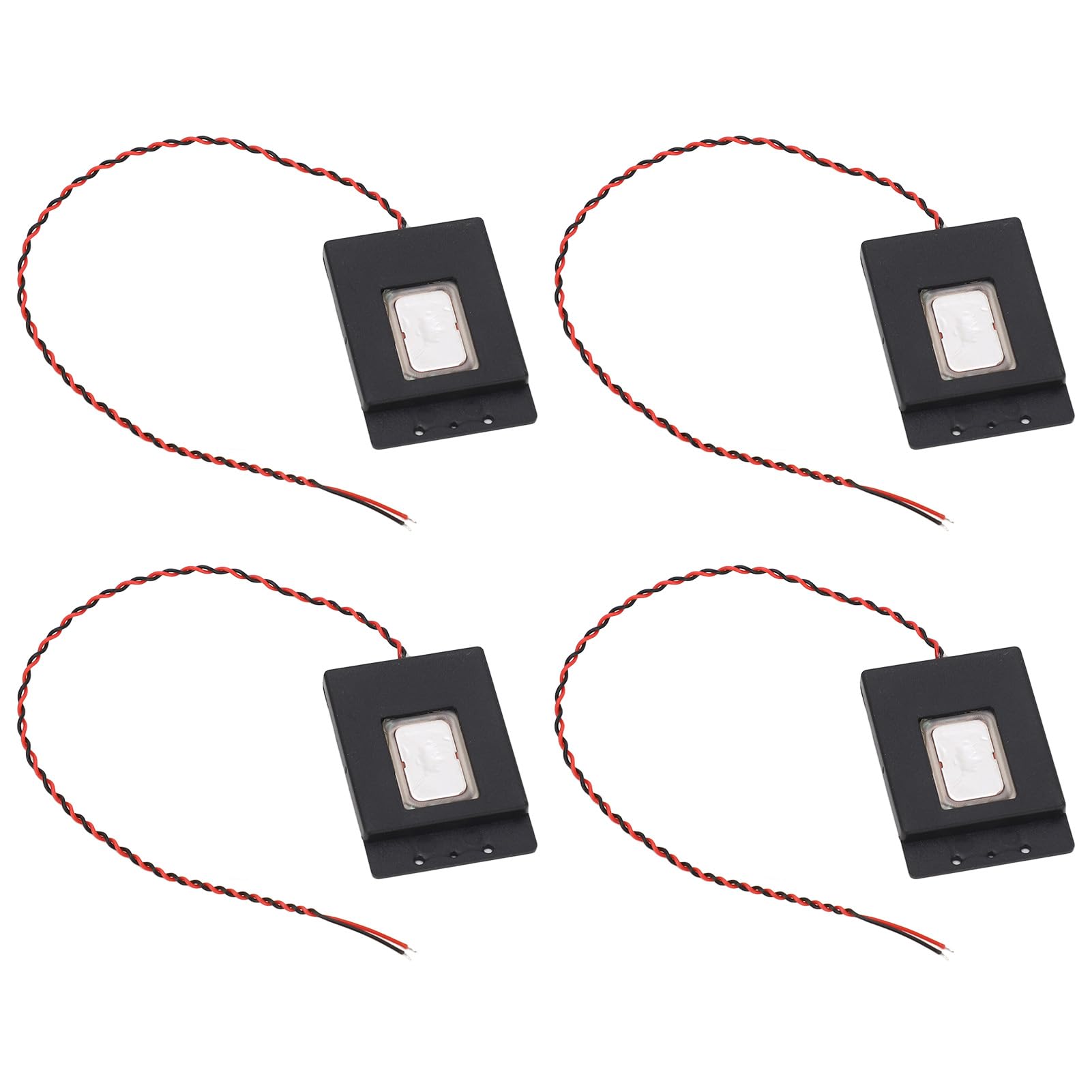 Yuecoom 4Pcs 8Ω 1W Micro Speaker, Full Range Frequency Cavity Small Speaker Set, Mobile Portable Cavity Small Speaker for Advertising Game Smart Homes DIY Electronic Projects