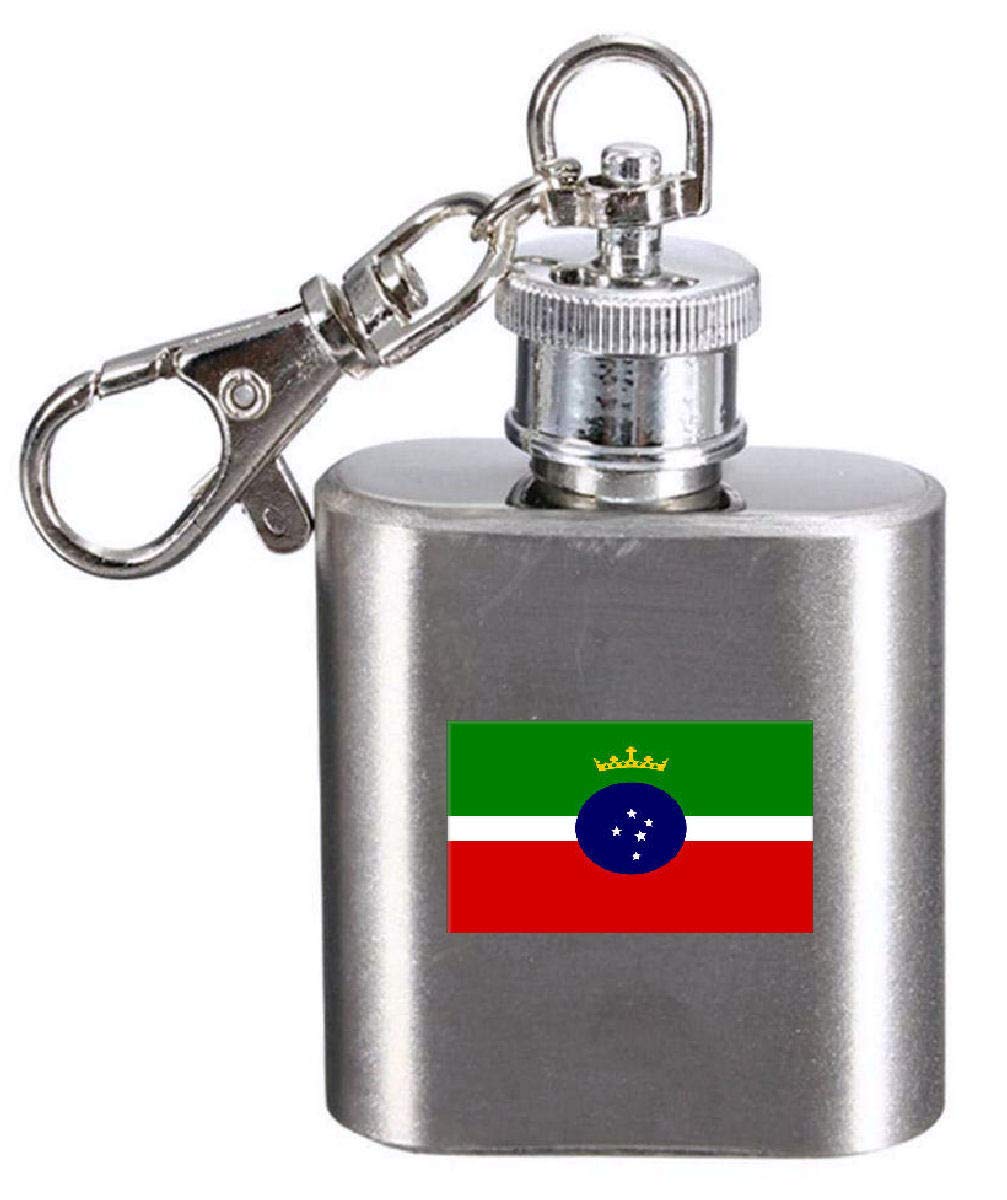 Flasque porte-clés gravé Pindamonhangaba, finition métal de prestige