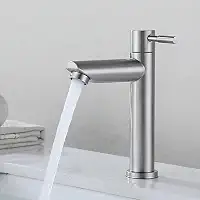 Torneira Bancada Pia Banheiro Inox Premium 1/4 de Volta – Design Moderno, Alta Durabilidade e Instalação Simples