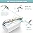 Kerecsen Reading Glasses 5 Pairs Fashion Ladies Readers Spring Hinge with Pattern Print Eyeglasses for Women (Mix Color -8, 1.50)