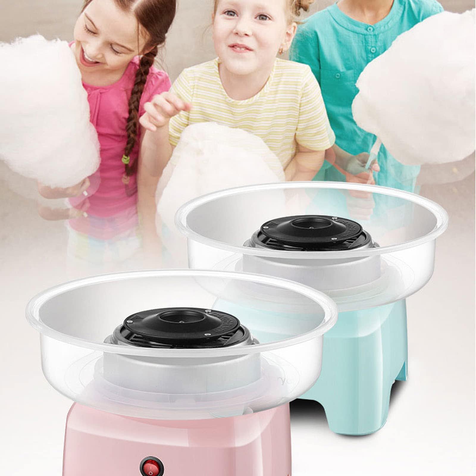 Macchina per Zucchero Filato per Zucchero Filato: La Macchina per Zucchero Filato Rosa Perfetta per Bambini E Adulti, Ideale per Feste di Compleanno(Color:A)