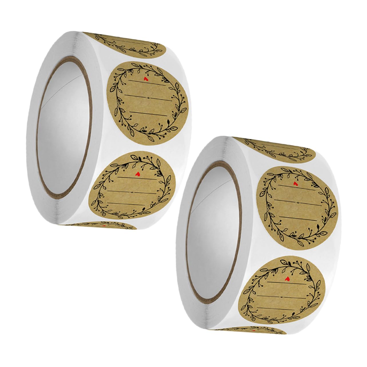 DOITOOL 4 Set Adesivi Sigillanti Rotondi Adesivi Decorativi Per Confezioni Etichette Per Dolci E Regali Facile Applicazione E Rimozione Residui Design Per Barattoli E Sacchetti 2 * 4