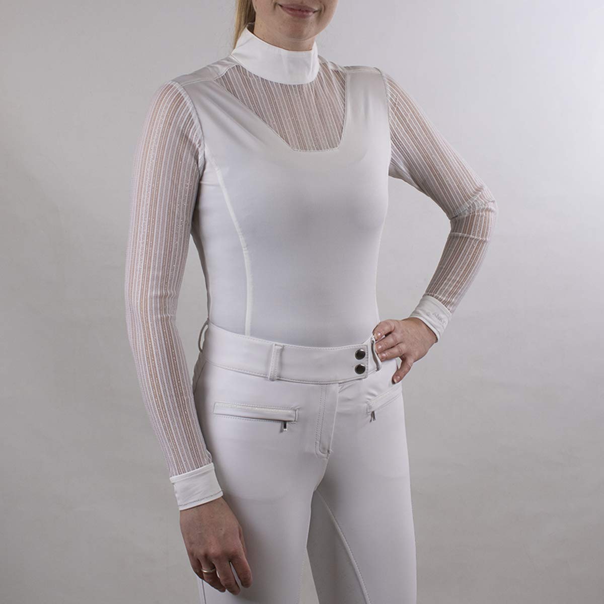 Anky Polo de Concours Mesh - Blanc - M
