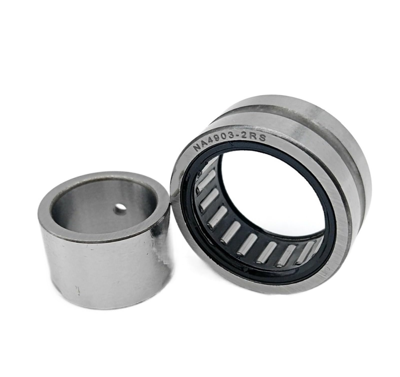 VSPPJYFG Bimetal Seal Shield Micro deep Groove Bearing 1PCS NA4903-2RS 17X30X14mm Needle Roller Bearings with Seal with Machined Rings with an Inner Ring