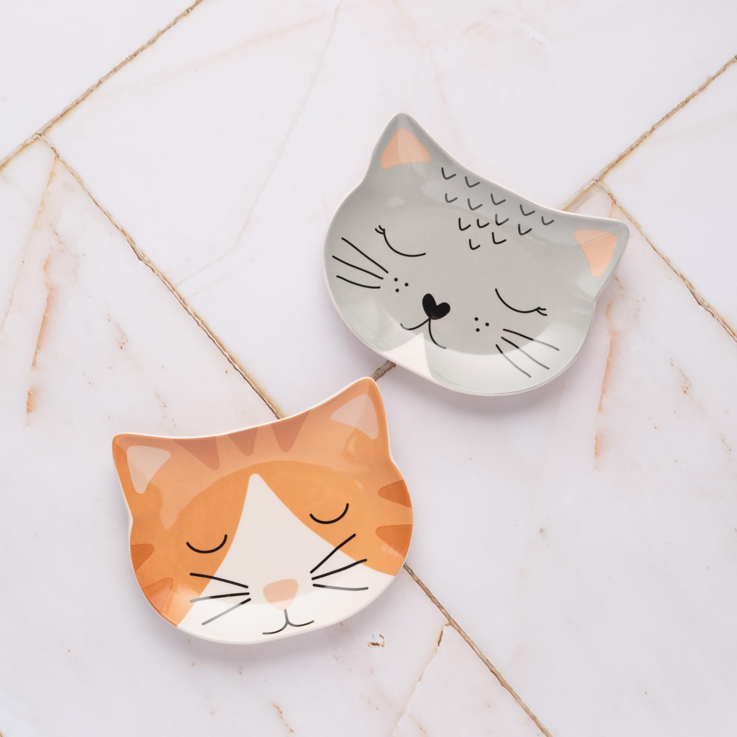 Ciotola Per Gatti Mason Cash Smokey In Gres - Diametro 16 Cm, Lavabile In Lavastoviglie, Design Elegante