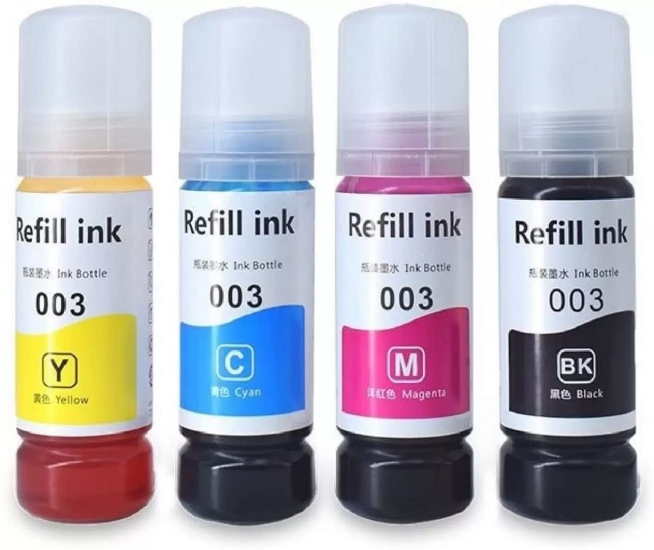 Refill Ink Bottle 003 for Epson Printers L3110, L3150, L4150, L4160, L5190, L6160, L6170 Pack of 4 InkBottle (B0BVWBP2PV) Amazon Price History, Amazon Price Tracker