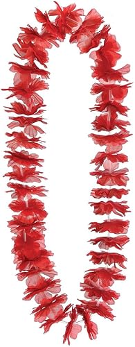 Amscan Lei hawaiano rojo de 40 pulgadas (1 unidad)