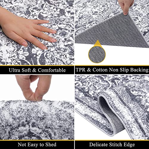 Enyhom Door Mats Indoor 60 x 90cm Low Profile-Dirt Trapper Barrier-Washable Front Door Mat - Image 4