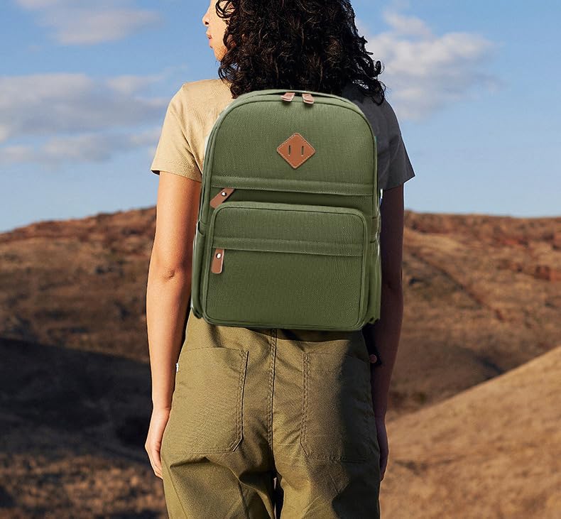 Miniatura 5 de Mochilas ligeras para niños, mochila escolar de lona, pequeñas mochilas de viaje para mujeres, niñas, niños, mochila para niños pequeños