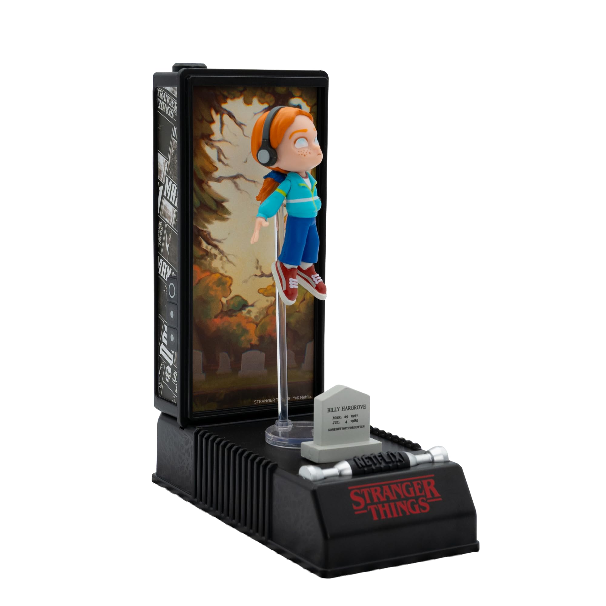 Yume 15099 Stranger Things Upside Down Capsule, 1 de 8 Minifiguras con walkie-Talkie, Figura Coleccionable con Soporte de exhibición, Netflix Merch para Fans de la Serie — view 9