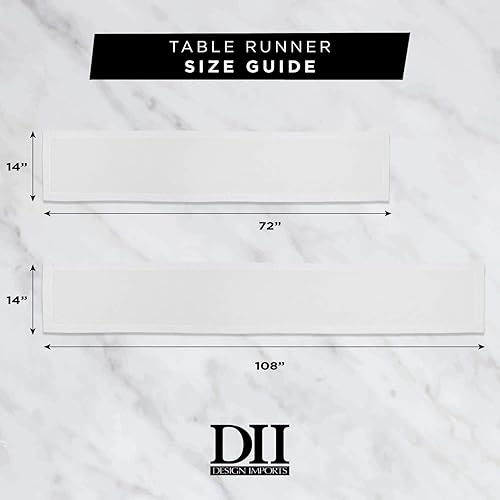 Miniatura 10 de Camino de mesa DII CAMZ10549, 14 x 72, diseño de rayas, color azul y rojo.