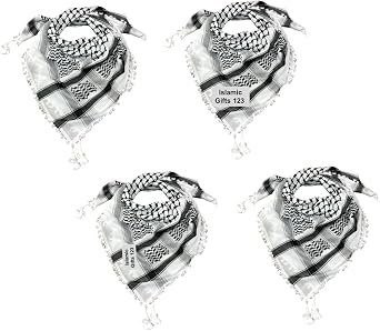 Keffiyeh with Sharshoba Ramallah Palestine Shemagh Keffiyeh Tactical Desert Scarf Neck Head Wrap with Tassel for Men Women