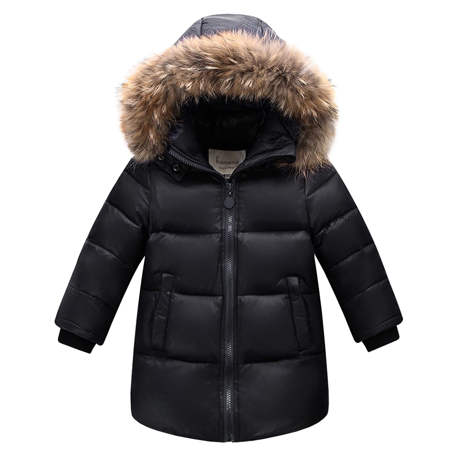 Bambini Cappotto Piumino con Cappuccio Giacca Invernale Ragazza Giacche Cappotti Imbottita Calda