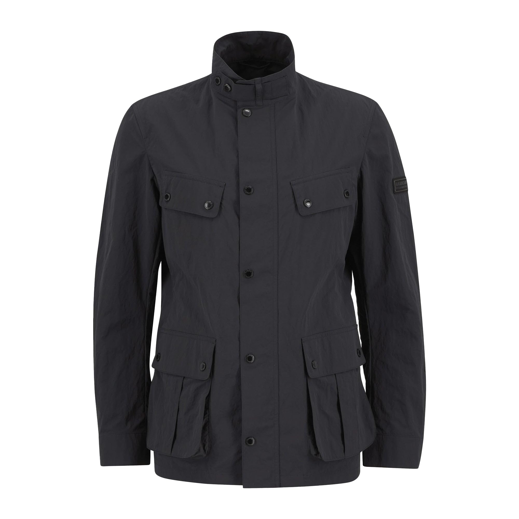 Barbour International Duke - Giacca impermeabile, colore: nero, Nero , XXL