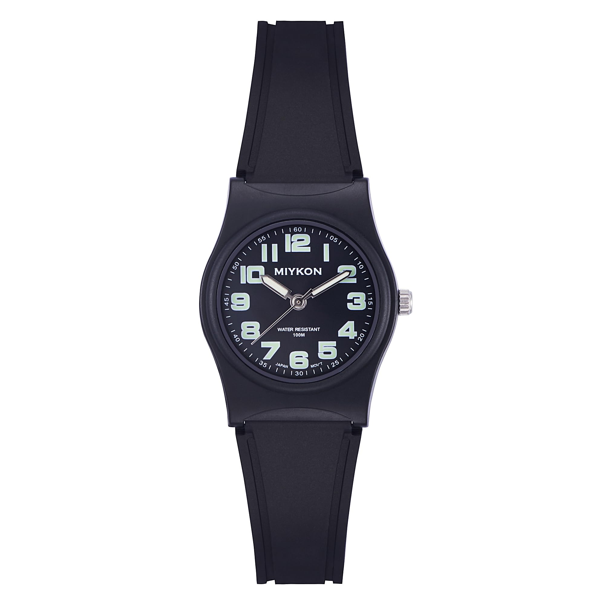 Women\'s Dainty Nurse Watch - Easy Reader Analog, Lightweight Resin, Water Miykon Nurse Watches for Women | Small Black Easy Reader  main image 2