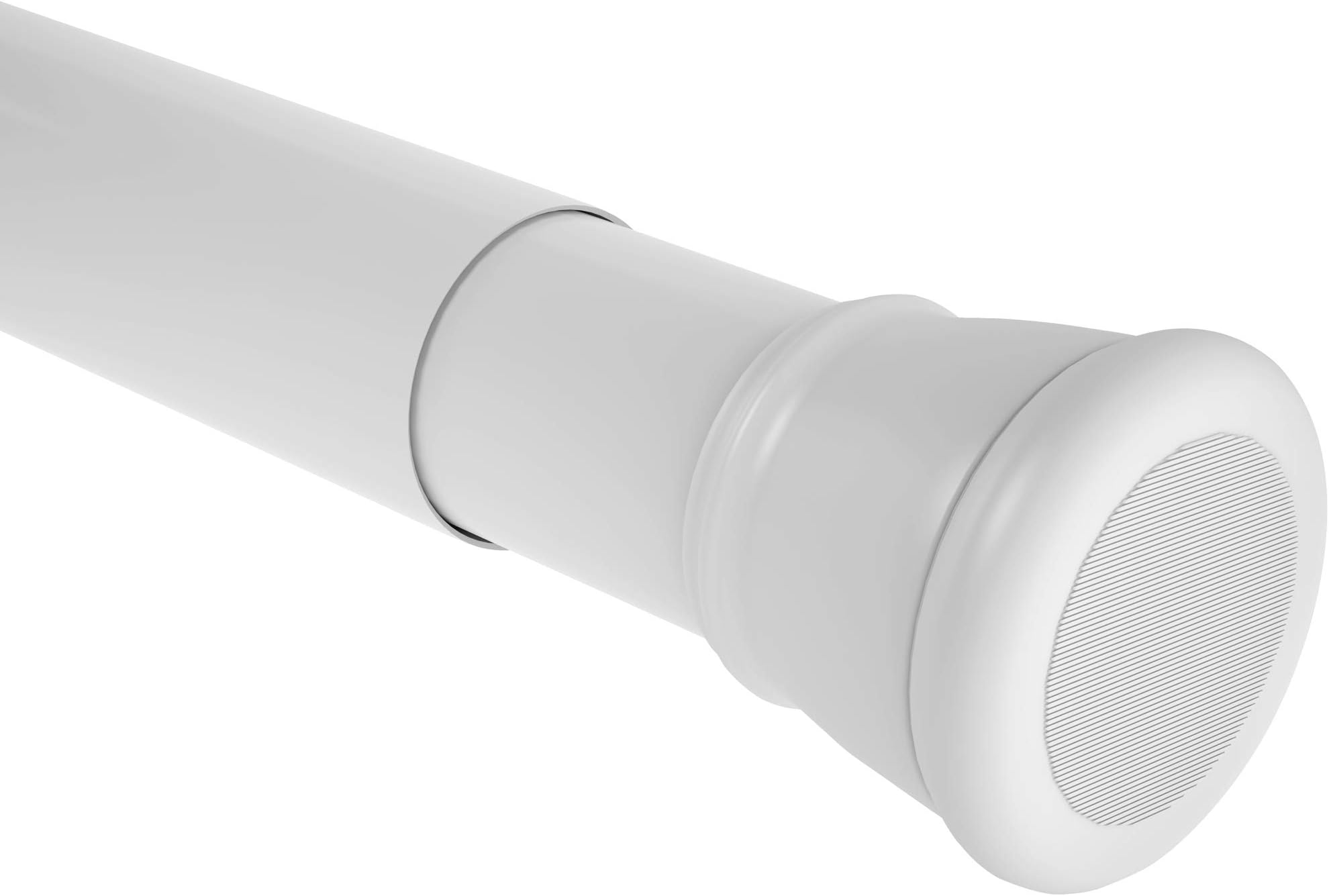 Story@Home Curtain Rod 104–170 CM | Adjustable Rod Without Drilling | Extendable Shower Curtain Tension Rod | Rustproof Metal Curtain Rod Pipe | Stable Spring Installation | White