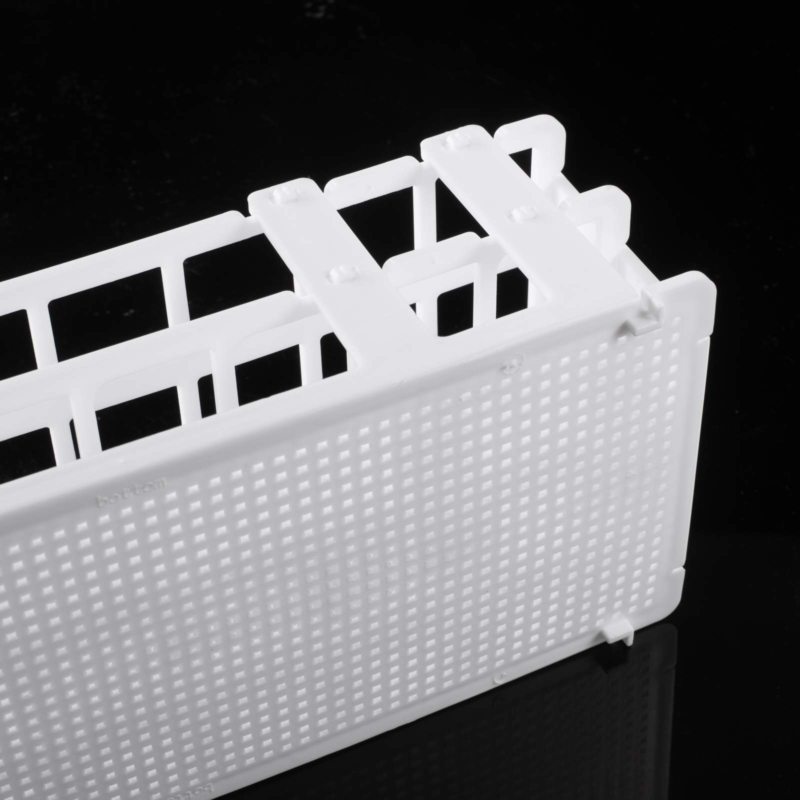 Soporte de plástico para tubos de ensayo de laboratorio, para tubos de prueba de 25 mm, 24 agujeros, 1 unidad
