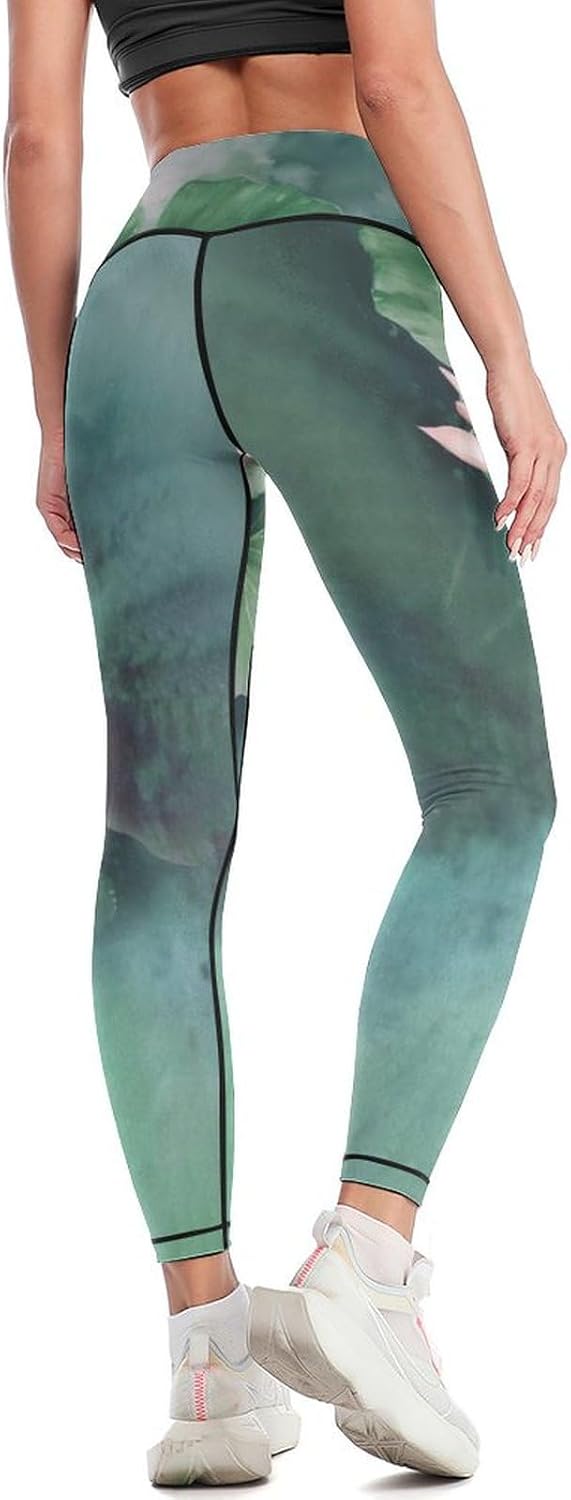 High Waisted Yoga Pants for Women Tummy Control 4 Way Stretch Running Workout Leggings Athletic Yoga Pants - Image 4