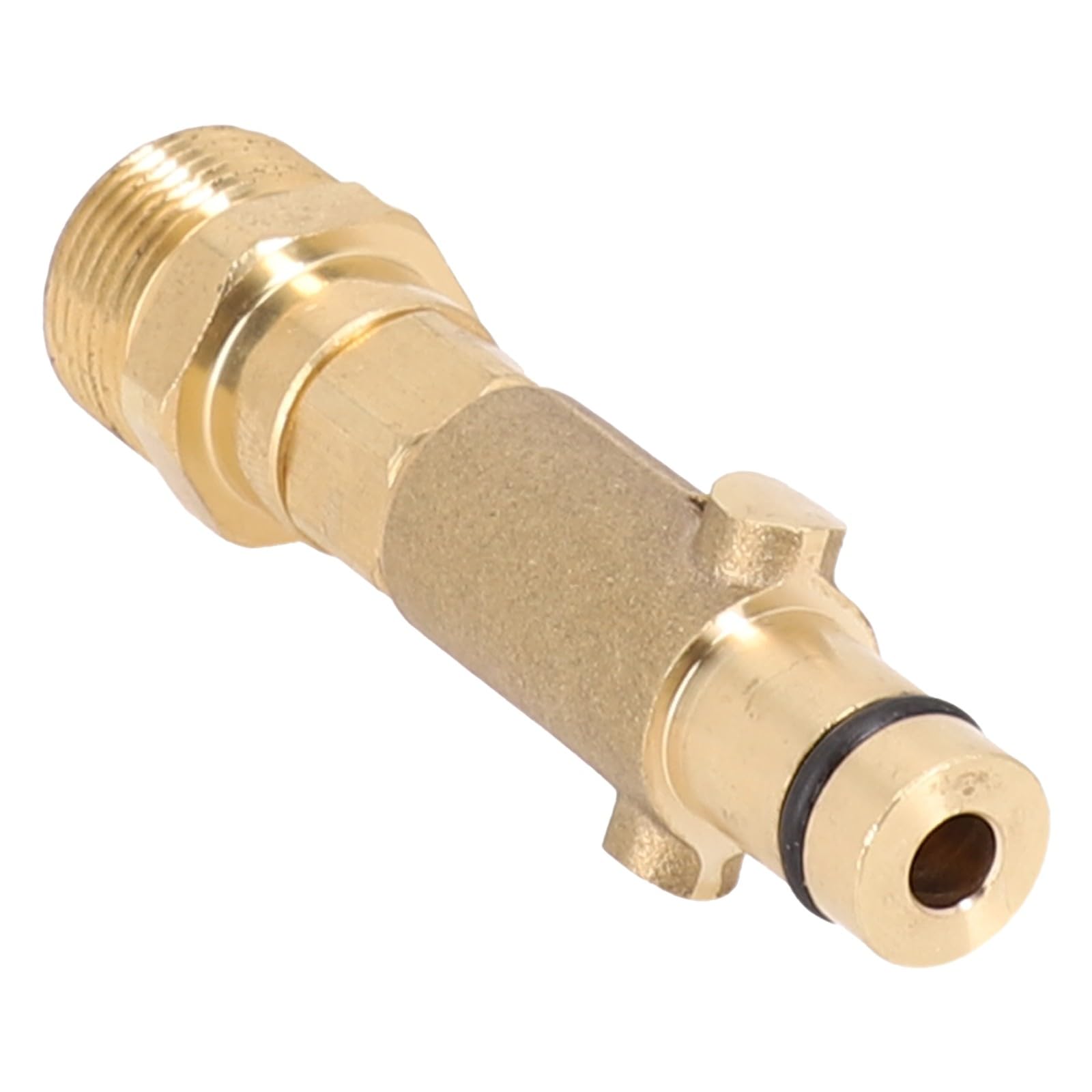 Lecreatekit Adaptador de bayoneta de latón M22 rosca macho para Nilfisk para lavadora a presión rápida, conector de manguera de alta presión de hasta 140 bar