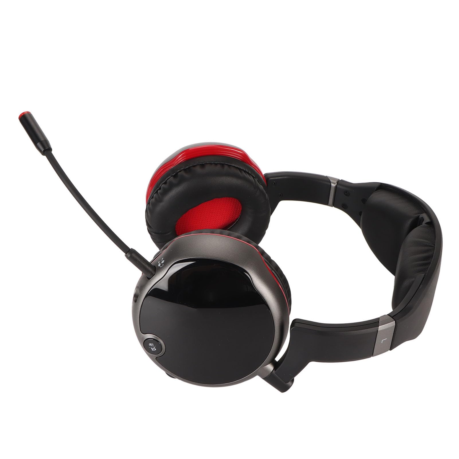Cuffie da Gioco per PC Cuffie Wireless con Surround Virtuale 7.1 2.4G, Microfono con Cancellazione del Rumore, Plug and Play per Giocatori, Batteria da 1000 MAh
