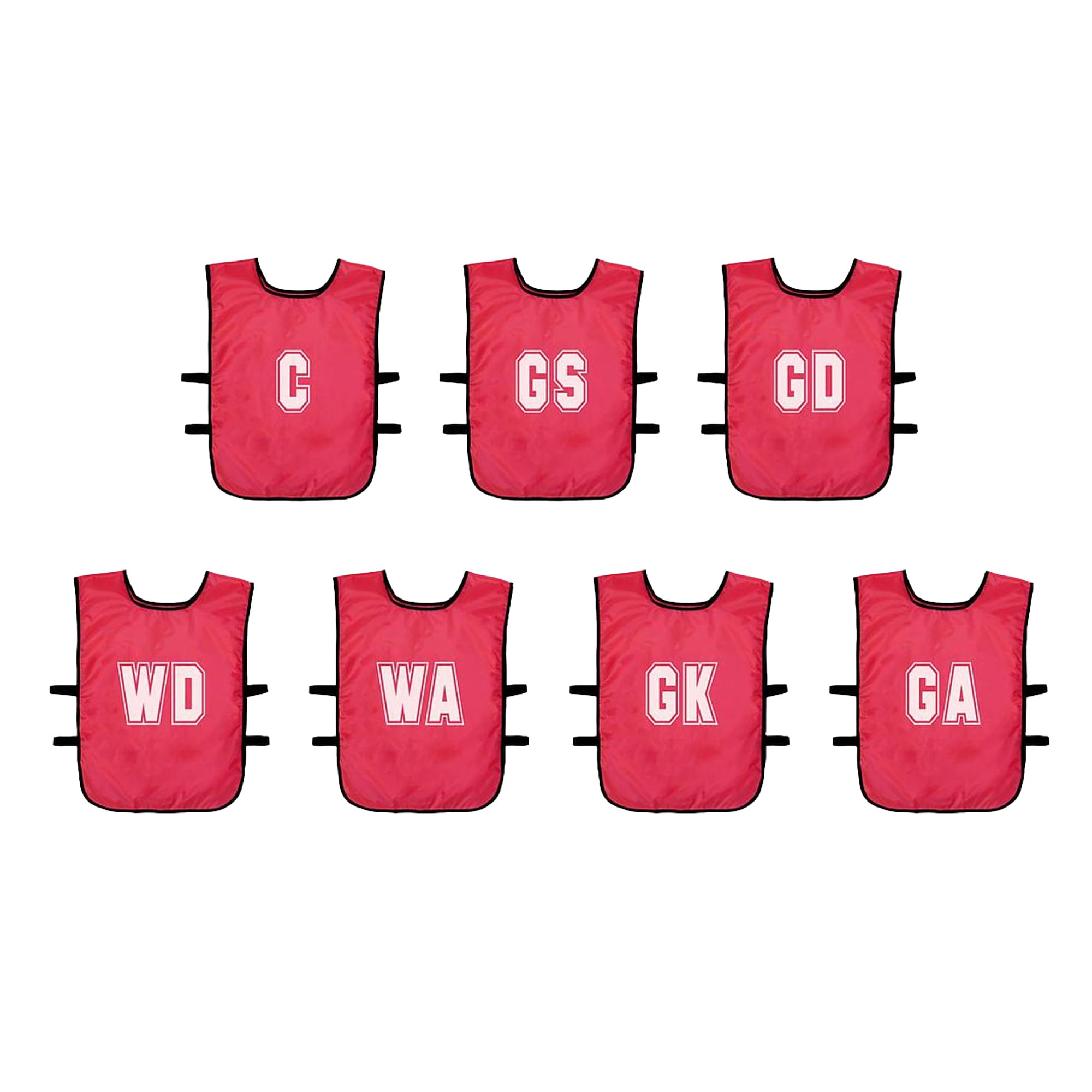 Precision Lot de 7 Bavoirs d'entraînement en Maille pour Netball