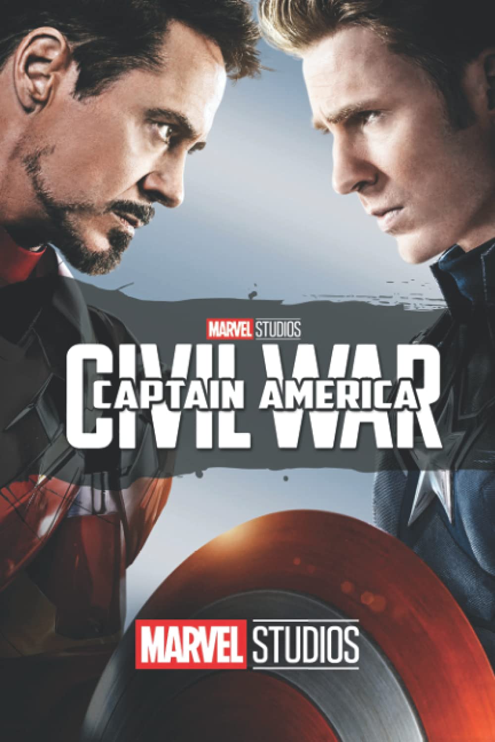 Captain America Civil War Notebook: - 6 x 9 inches with 110 pages