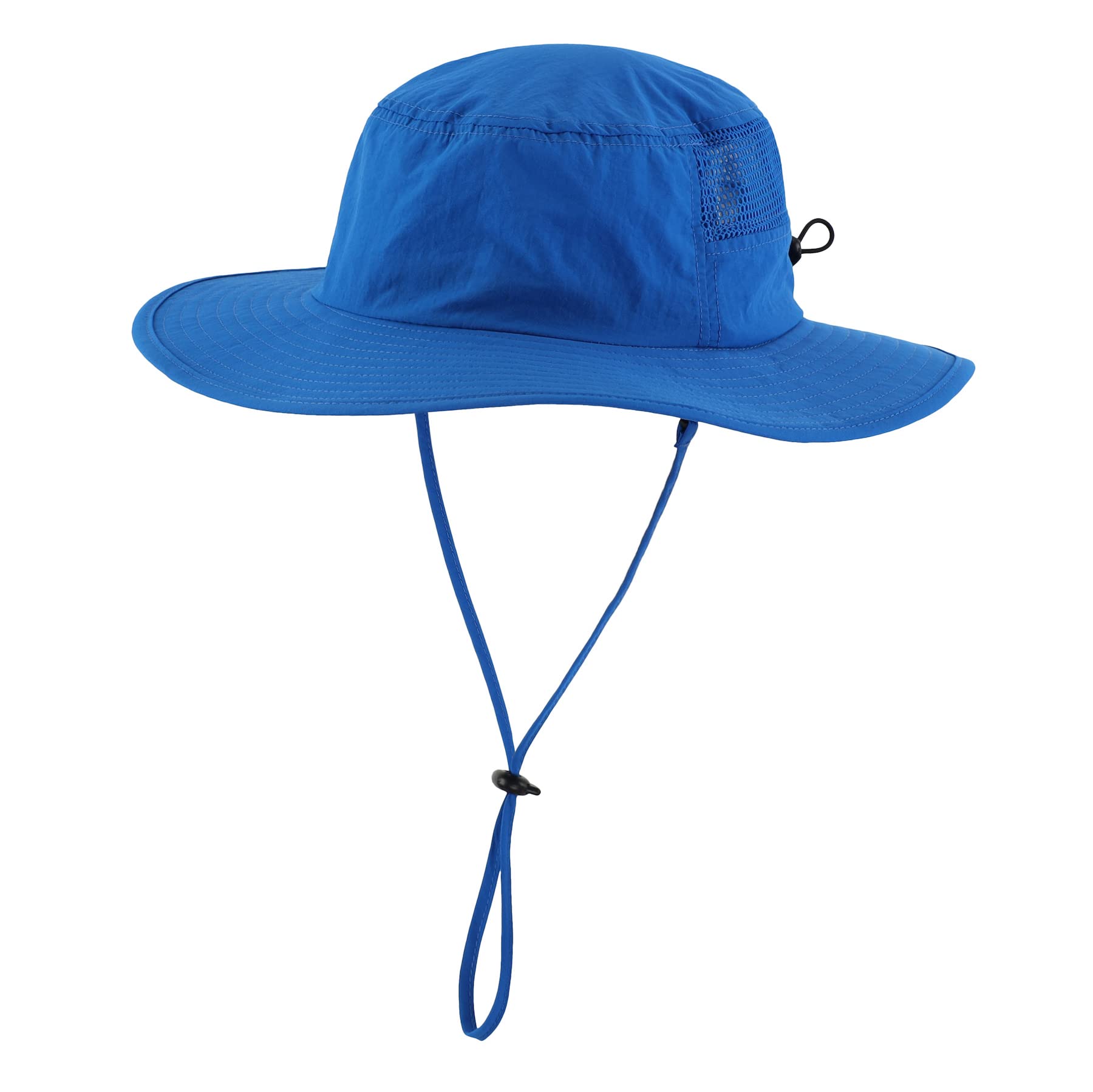 Home Prefer UPF50+ Mens Sun Hat Wide Brim Gardening Fishing Hat UV Protection Cap Light Weight Mesh Bucket Hat Royal Blue