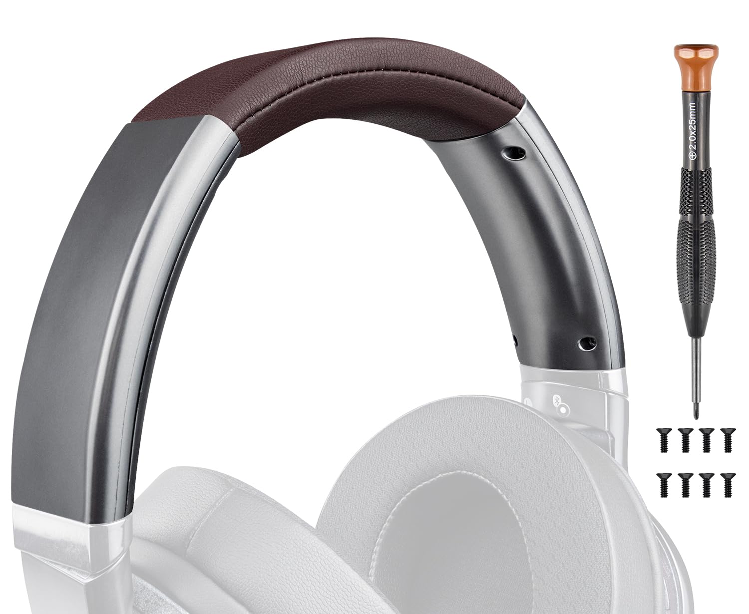 SOULWIT Protein Leather Replacement Headband Cover for Sony MDR-1ABT(1ABT MDR1ABT) Headphones
