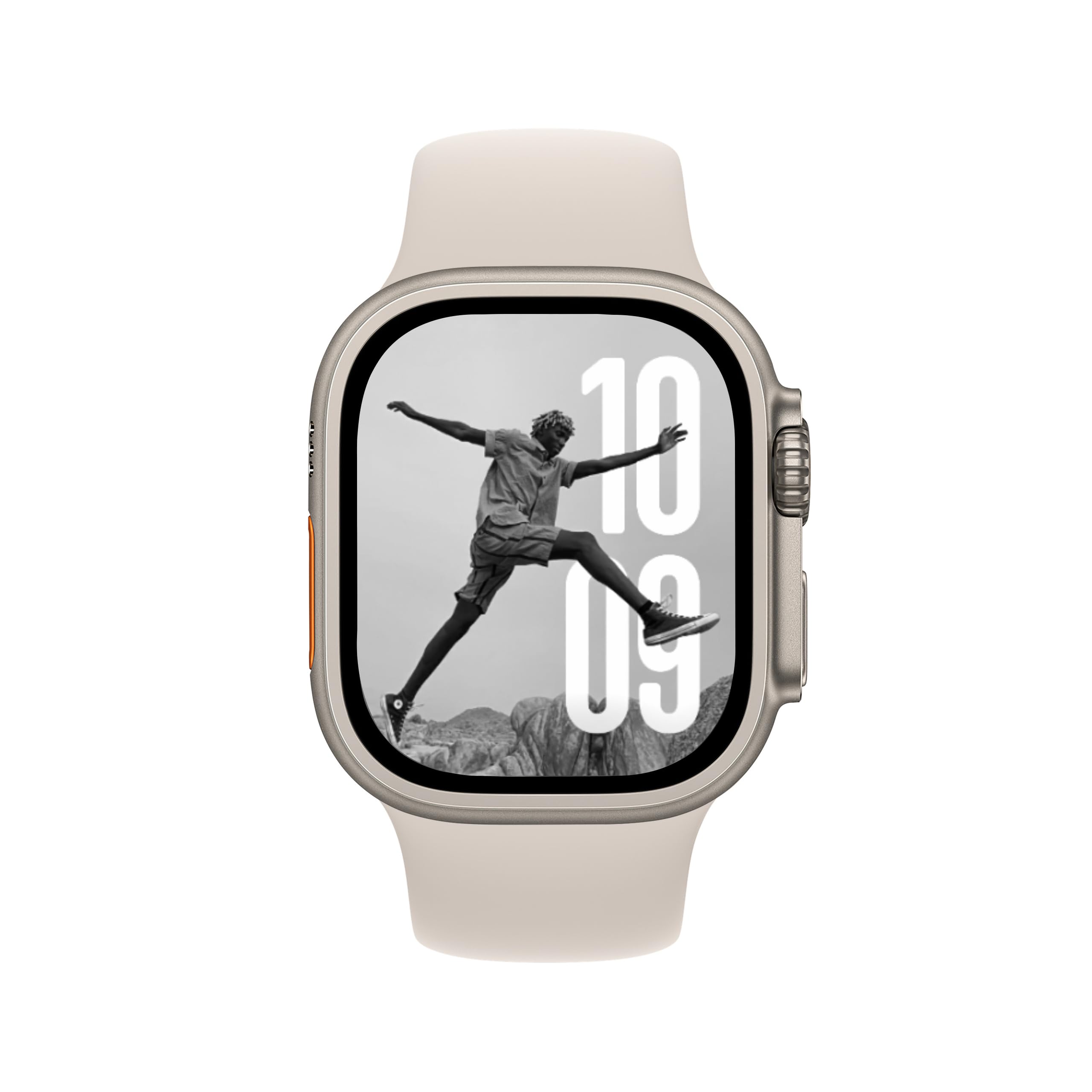 DONEGANI SB per Cinturino Apple Watch 40mm 44 mm 46mm 42mm 45mm 41mm 38mm 49mm Se Ultra 2 Serie 10 9 8 7 6 5 4 3 Band Bracciale Sport Silicone, Luce Stellare