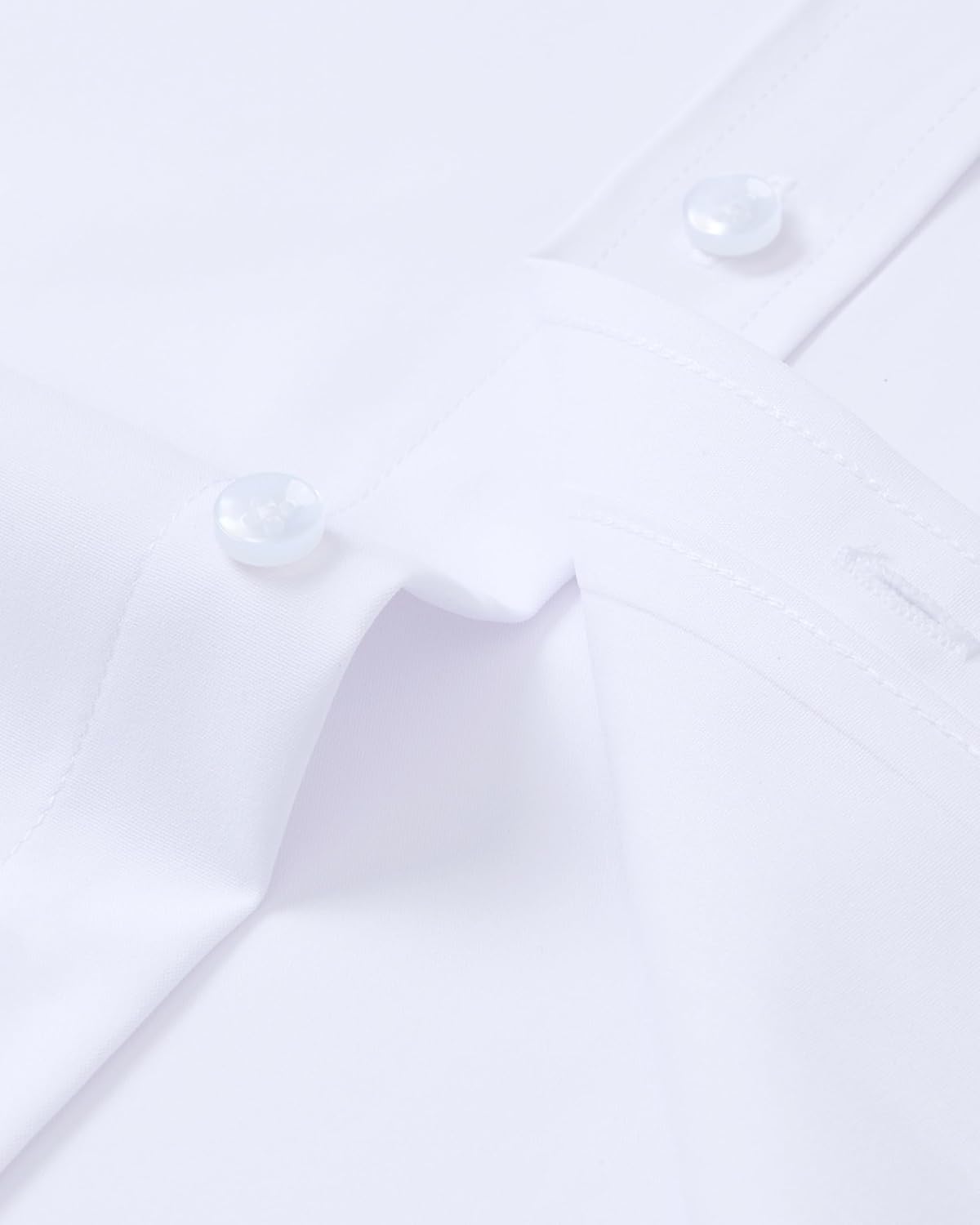 J.VER Mens Dress Shirts Long Sleeve Solid Formal Shirt Stretch Business Casual Wedding Button Down Shirts - Image 6