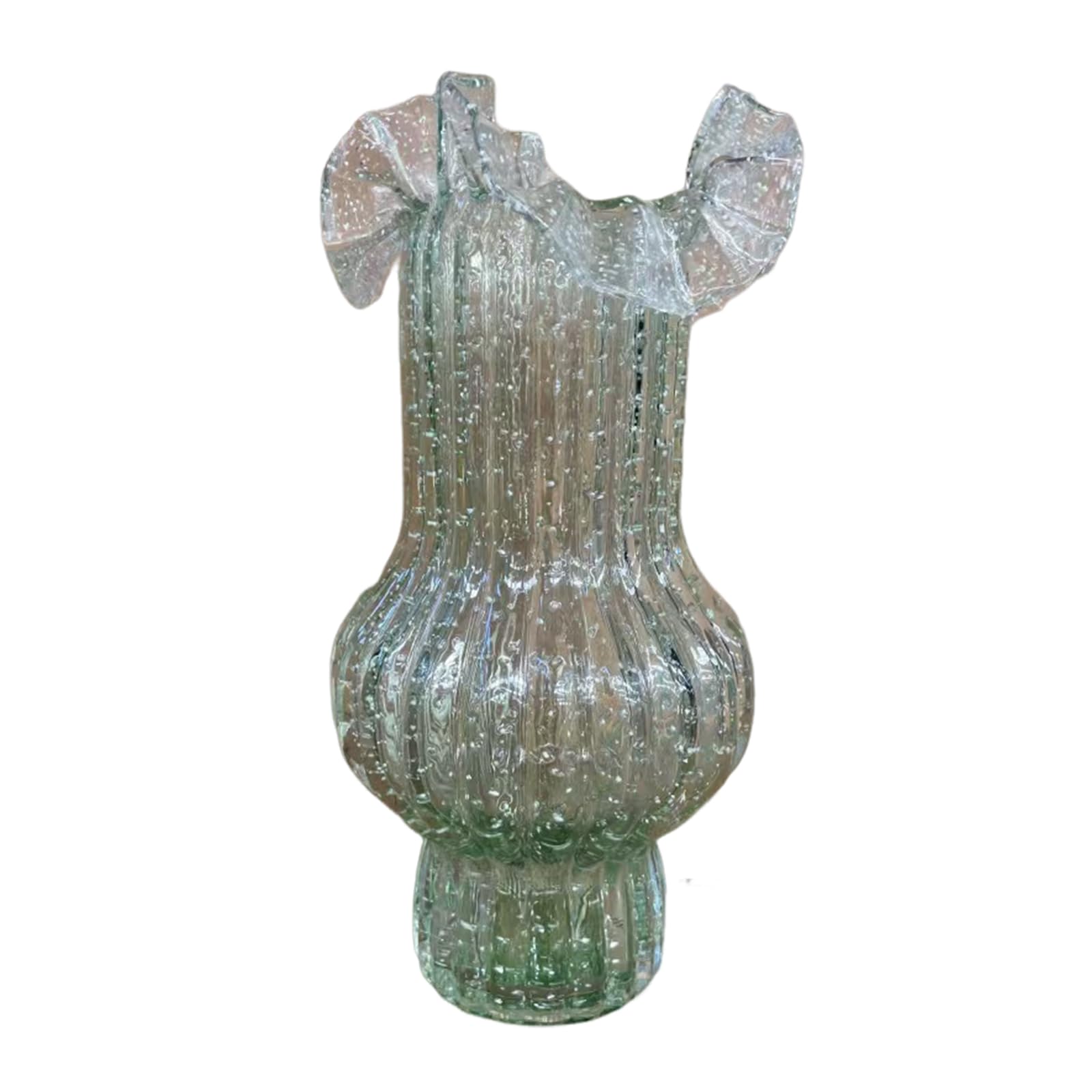 Uitndvyte Dark Glow In The Glass Flower Vase Arrangement Vase For Luminous Plants And Decorative Centerpieces