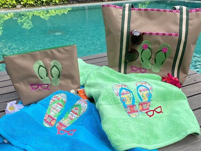 Image of SNAAN 600 GSM, Pure Combed Cotton Slippers Towel for, Kids | Ultra Soft, Super Absorbent Luxury Bath Towel with Attractive Design for Kids, Boys & Girls (Summer Blue)