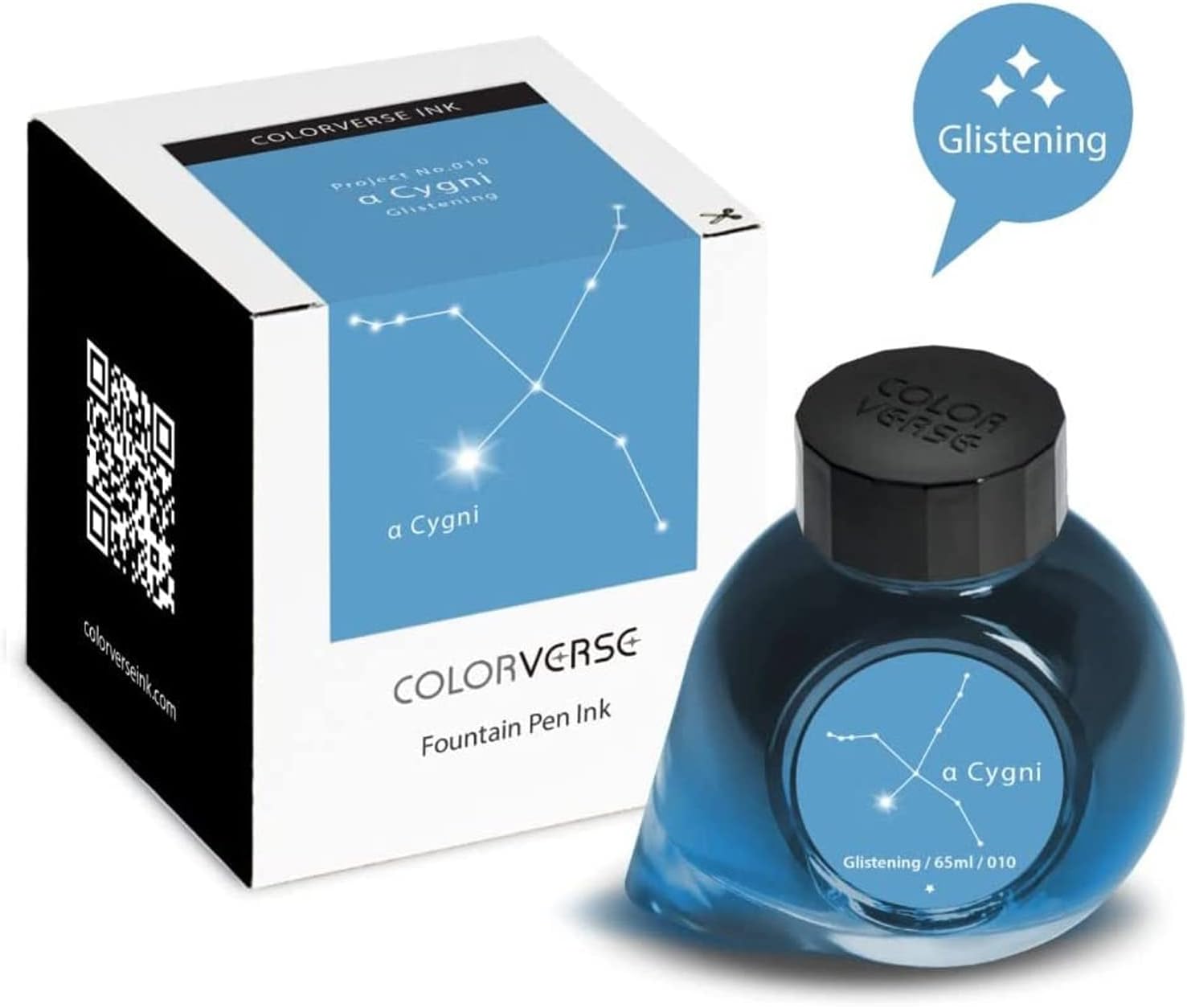 Colorverse Project Ink Vol. 2 - Constellation, No.010 - α Cygni Glistening - (65ml) Fountain Pen Ink