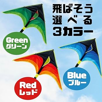 Amazon.co.jp: カイト 凧 専用リール付属 長尾200cm 凧揚げ 凧