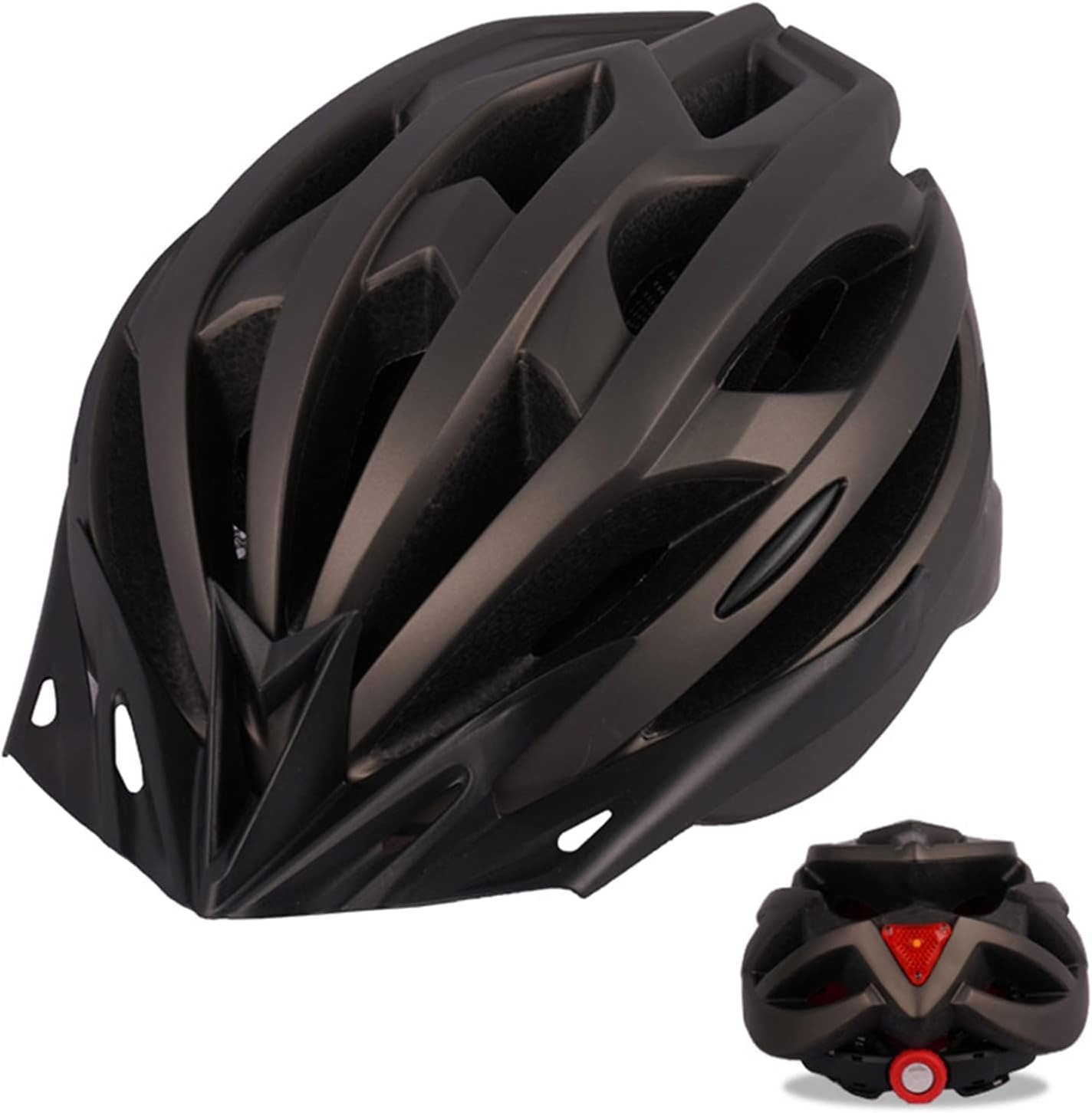 Bike Helmet,Bicycle Helmet for Men Women with Detachable Sun Visor Quick ReleaseStrap Cycling Helmet Microshell Design Adjustable Size for Adult Mountain RoadSafety Protection