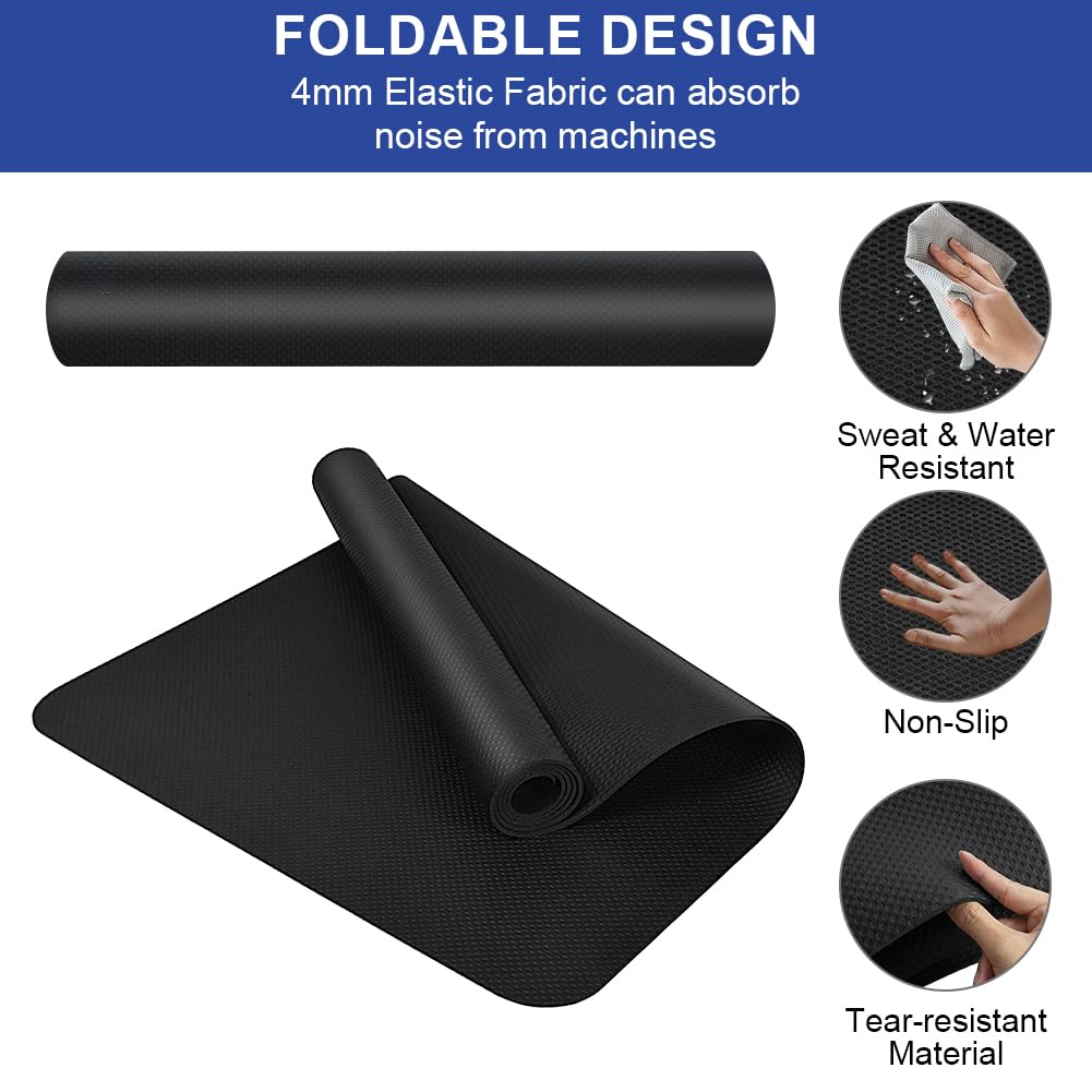 DiULi Mata do jogi, mata ochronna, sprzęt fitness, mata fitness z paskiem do noszenia i torbą, do pilatesu, treningu, sprzętu sportowego, domowej siłowni, 60 x 120 cm, 60 x 180 cm, 75 x 180 cm