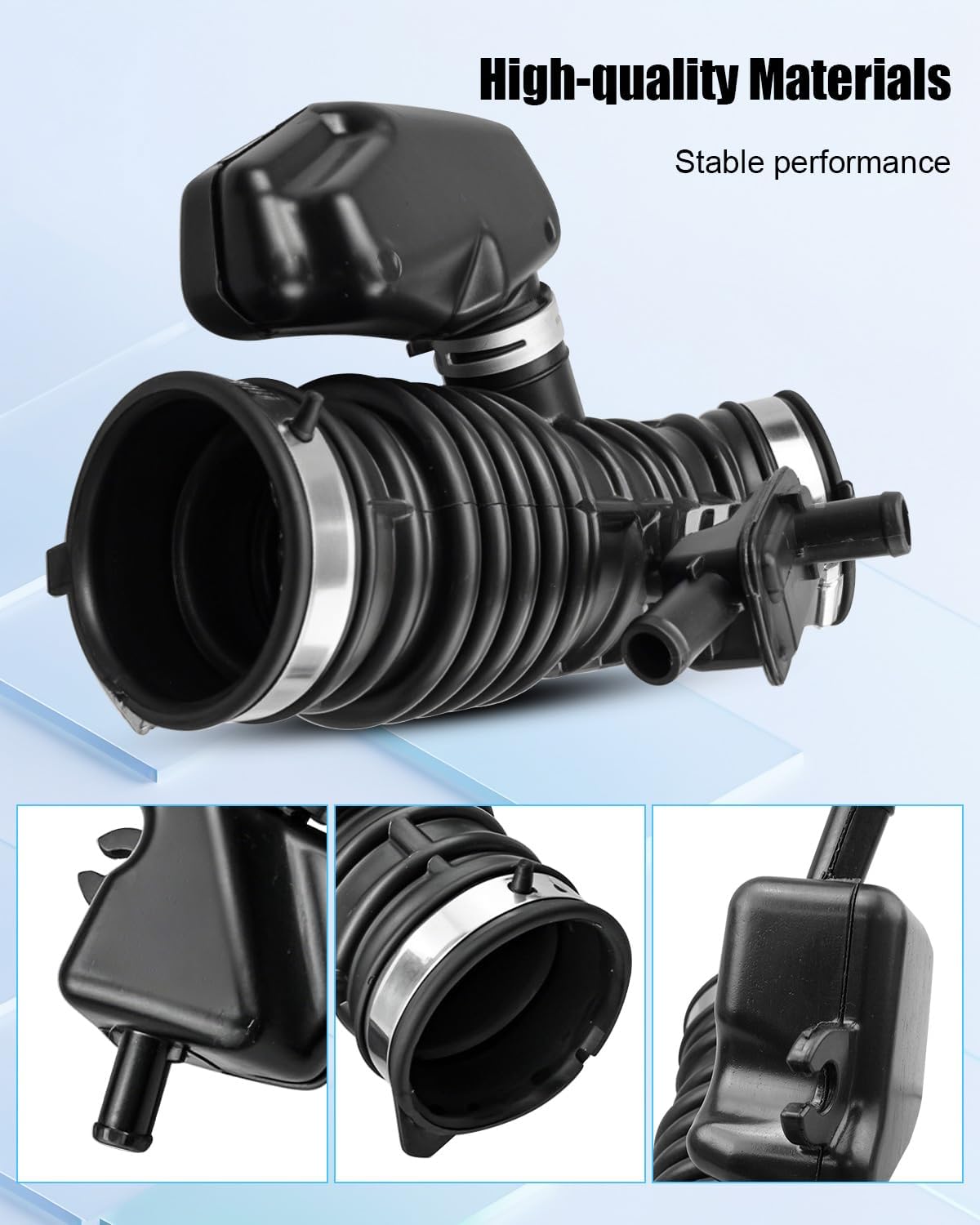 3.5L Engine Air Intake Hose Fit for Infiniti FX35 Base Sport 2009-2012 Replace 16576-1CB1A 16576-1CB0A Front Left & Right Side Intake Boot Tube Outlet Duct